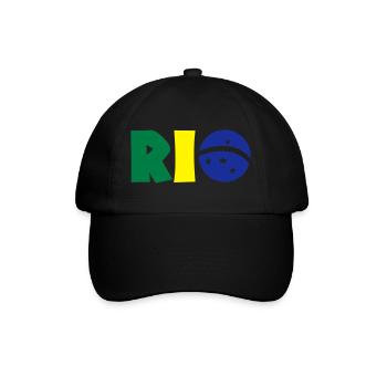 Rio - Baseballkappe - Schwarz/Schwarz - Vorne