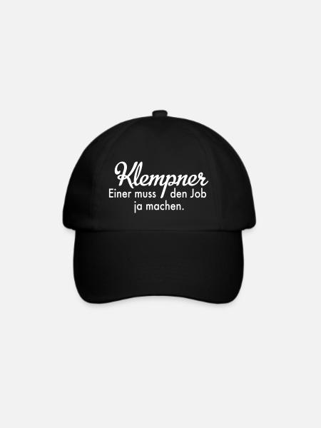 KLEMPNER - Baseballkappe - Schwarz/Schwarz