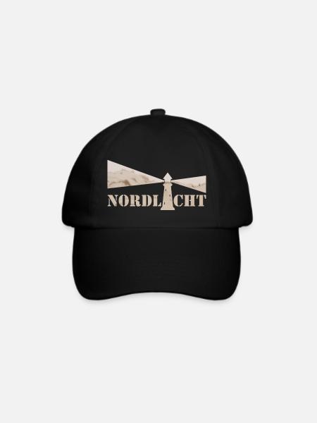 Nordlicht Düne - Baseballkappe - Schwarz/Schwarz