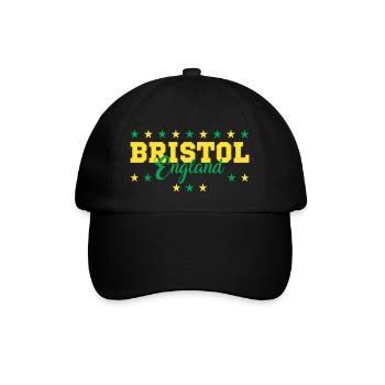 Bristol - Baseballkappe - Schwarz/Schwarz - Vorne