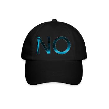 NEIN - Baseballkappe - Schwarz/Schwarz - Vorne