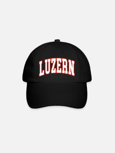 Luzern - Baseballkappe - Schwarz/Schwarz
