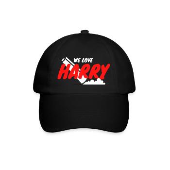Harry - Baseballkappe - Schwarz/Schwarz - Vorne