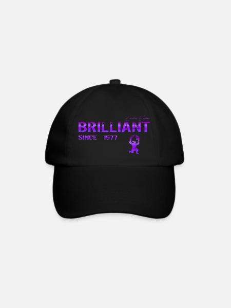 Brilliant since 1977 - Baseballkappe - Schwarz/Schwarz