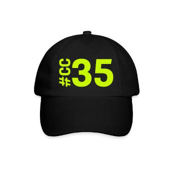 CC35-KARTON - Baseballkappe - Schwarz/Schwarz - Vorne
