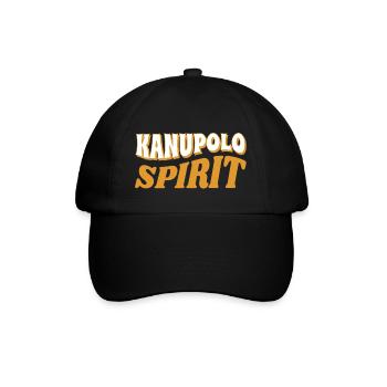 Kanupolo Spirit Slogan - Baseballkappe - Schwarz/Schwarz - Vorne