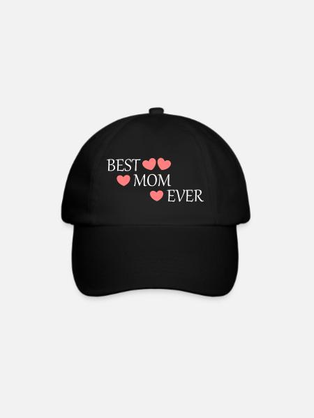 Spruch Muttertag Beste Mama der Welt Muttertag Mom - Baseballkappe - Schwarz/Schwarz