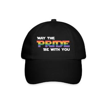 LGBT Pride Month - Möge die Pride mit dir sein - Baseballkappe - Schwarz/Schwarz - Vorne