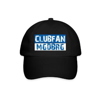 clubfan magdeburg fußball - Baseballkappe - Schwarz/Schwarz - Vorne