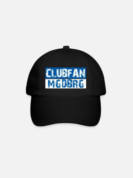 clubfan magdeburg fußball - Baseballkappe - Schwarz/Schwarz