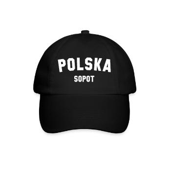 SOPOT Polska Polen - Baseballkappe - Schwarz/Schwarz - Vorne