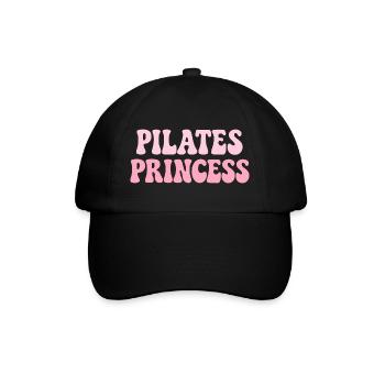 Pilates Princess - Baseballkappe - Schwarz/Schwarz - Vorne