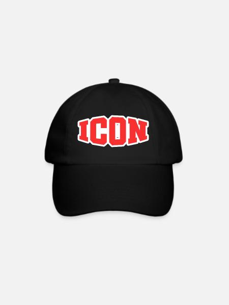 Icon - Baseballkappe - Schwarz/Schwarz