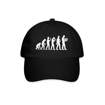  Evolution Münzsammeln Numismatiker Numismatik - Baseballkappe - Schwarz/Schwarz - Vorne