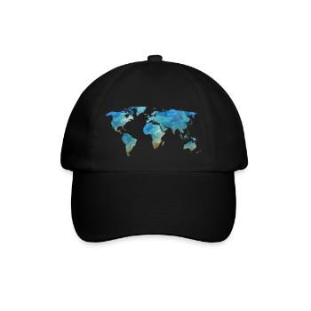 map transparent - Baseballkappe - Schwarz/Schwarz - Vorne