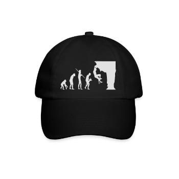 Climbing Evolution - Baseballkappe - Schwarz/Schwarz - Vorne