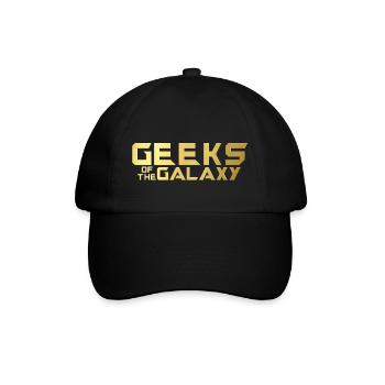 Geek: Geeks of the Galaxy - Baseballkappe - Schwarz/Schwarz - Vorne