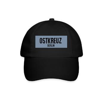 OSTKREUZ Berlin - Baseballkappe - Schwarz/Schwarz - Vorne