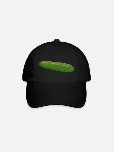 Gurke Zuccini Zucchini Zuchini Spreewald Geschenk - Baseballkappe - Schwarz/Schwarz