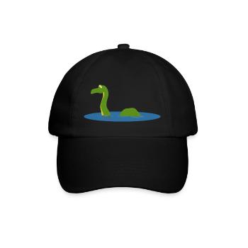 See Monster Meer - Baseballkappe - Schwarz/Schwarz - Vorne