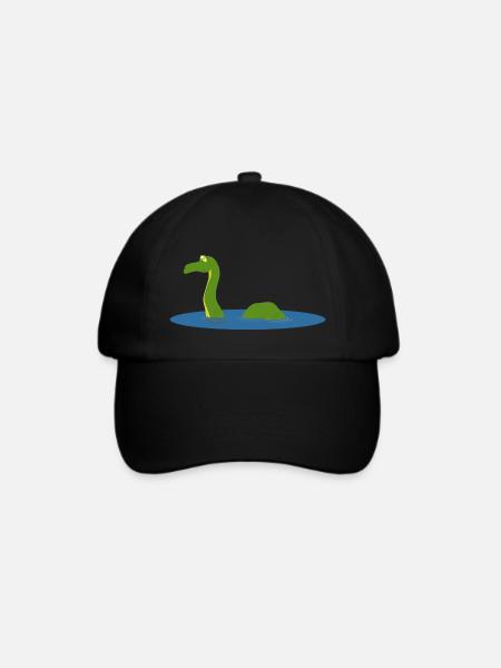 See Monster Meer - Baseballkappe - Schwarz/Schwarz