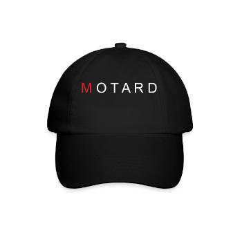 Moto Cross - Baseballkappe - Schwarz/Schwarz - Vorne