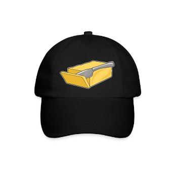 Butter - Baseballkappe - Schwarz/Schwarz - Vorne