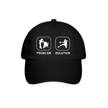 Handballverein Handballer Handballspieler Handball - Baseballkappe - Schwarz/Schwarz - Vorne