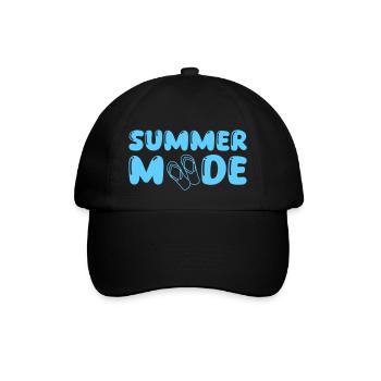 summer mode - Baseballkappe - Schwarz/Schwarz - Vorne