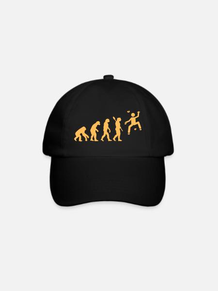 Evoution Bouldern orange - Baseballkappe - Schwarz/Schwarz