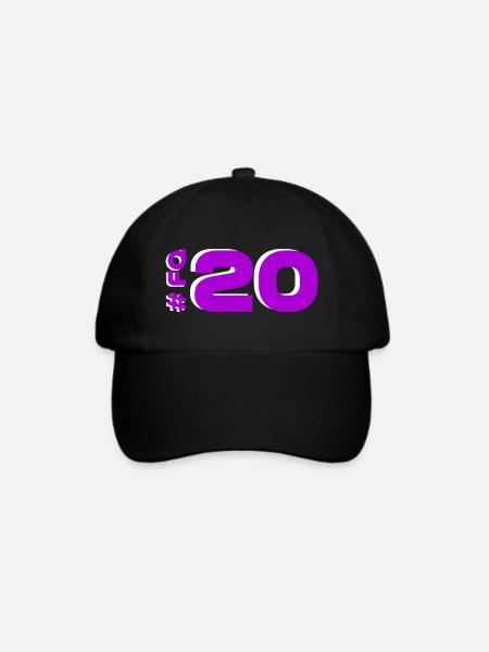FQ20-2025-katalonien - Baseballkappe - Schwarz/Schwarz