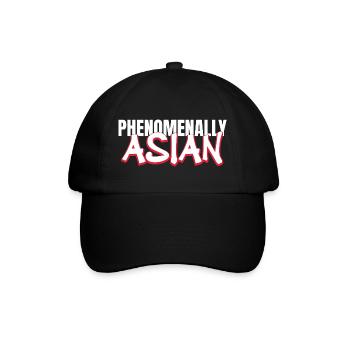 Phenomenally Asian Heritage Empowerment Art - Baseballkappe - Schwarz/Schwarz - Vorne
