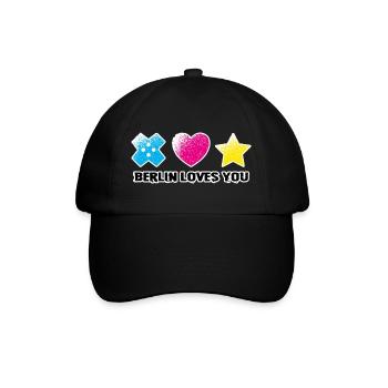 BLY - Iconic Symbols - Grunge - Baseballkappe - Schwarz/Schwarz - Vorne