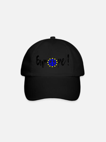 Europe! Vote Europe! - Baseballkappe - Schwarz/Schwarz