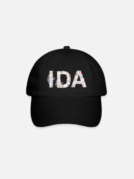 ida - Baseballkappe - Schwarz/Schwarz