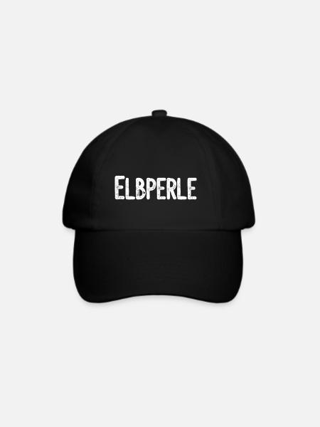 Elbperle - Baseballkappe - Schwarz/Schwarz