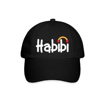 Habibi - Baseballkappe - Schwarz/Schwarz - Vorne