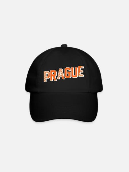 Prague - Baseballkappe - Schwarz/Schwarz