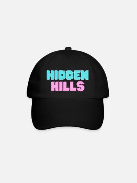 hidden hills 3 - Baseballkappe - Schwarz/Schwarz