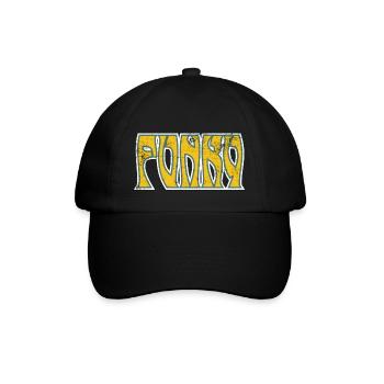 Funky Vintage - Baseballkappe - Schwarz/Schwarz - Vorne