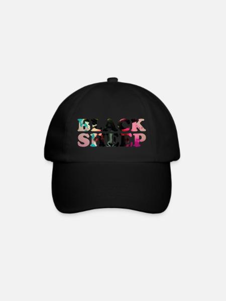 Black Sheep - Baseballkappe - Schwarz/Schwarz