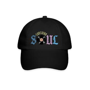 Northern Soul Vintage - Baseballkappe - Schwarz/Schwarz - Vorne