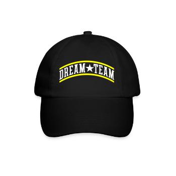 Dream Team Teamwork - Baseballkappe - Schwarz/Schwarz - Vorne
