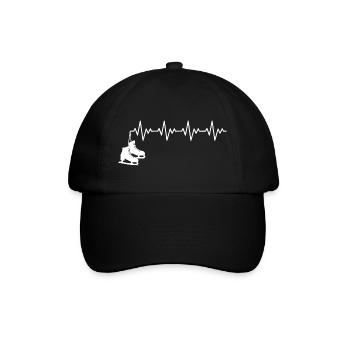 Schlittschuhe Eiskunstläufer Schlittschuh EKG - Baseballkappe - Schwarz/Schwarz - Vorne