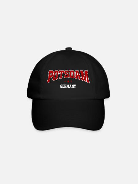 Potsdam Germany Arc Logo - Baseballkappe - Schwarz/Schwarz