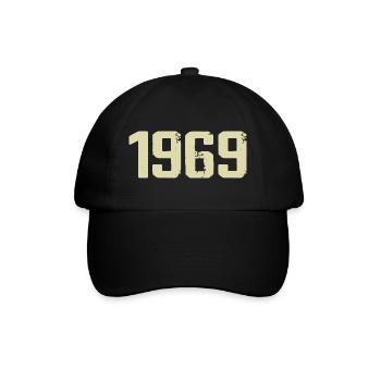 Jubiläum 1969 - Baseballkappe - Schwarz/Schwarz - Vorne