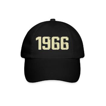 Jubiläum 1966 - Baseballkappe - Schwarz/Schwarz - Vorne