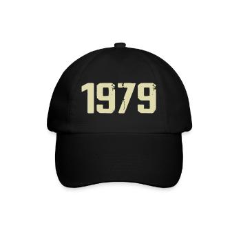 Jubiläum 1979 - Baseballkappe - Schwarz/Schwarz - Vorne