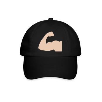 Arm 1 - Baseballkappe - Schwarz/Schwarz - Vorne