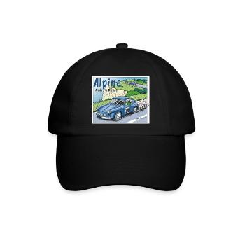 Polete in Alpin 106 - Baseballkappe - Schwarz/Schwarz - Vorne